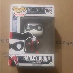 Funko Pop Heroes Harley Quinn Figure - Red and Black